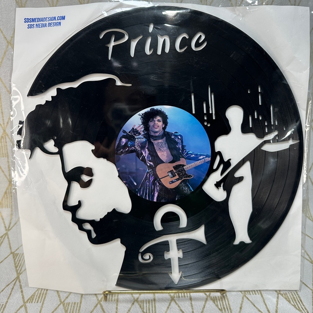 Black Vinyl Record Wall Art Decor